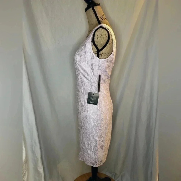 NWT Lulu’s Lilac Lace Midi Dress Size Small - Picture 7 of 15